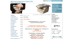 Desktop Screenshot of knihovna-cl.cz